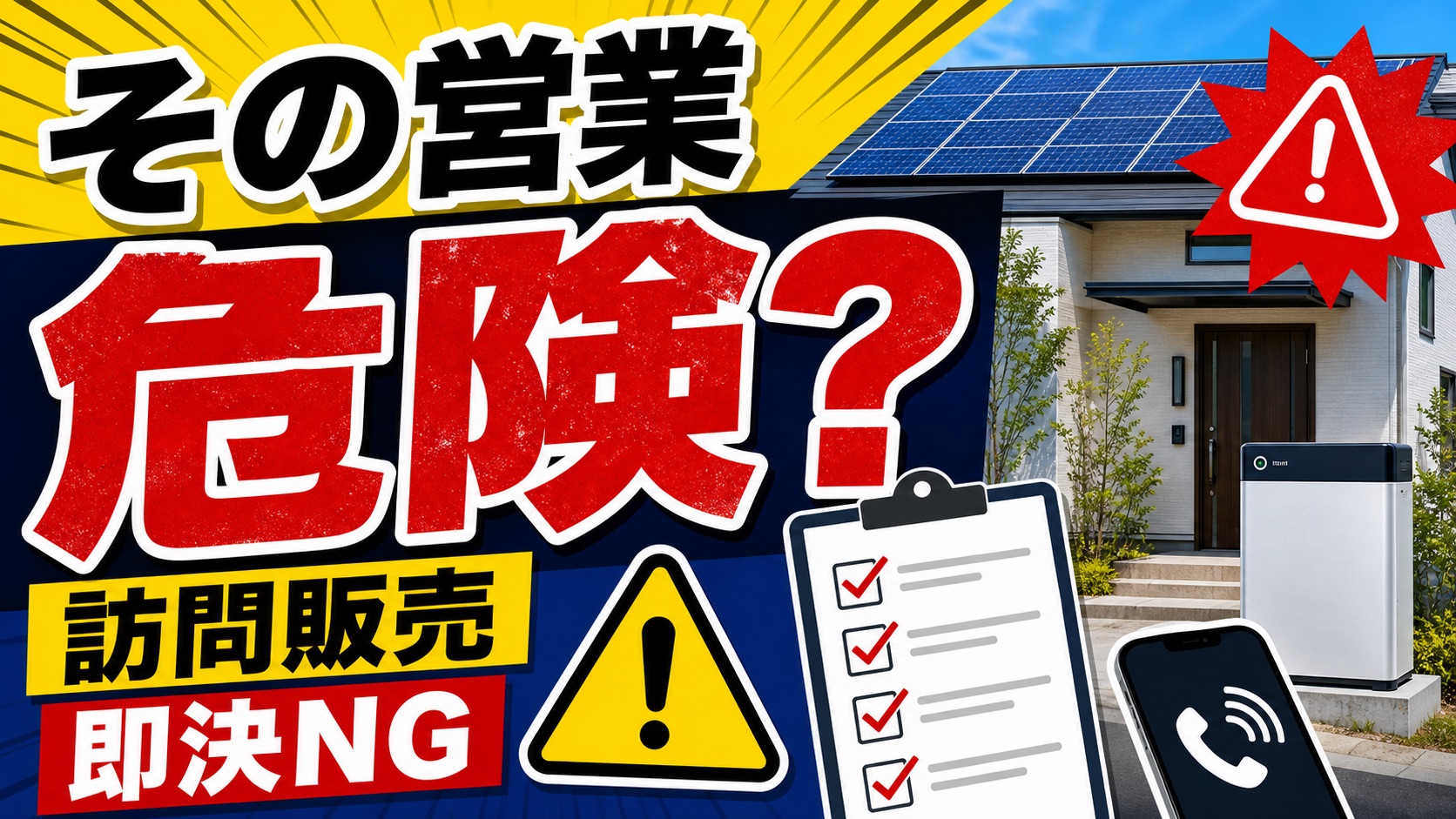 怪しい営業トーク確認